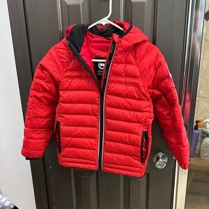 Canada Goose Kids Red Puffer Jacket
